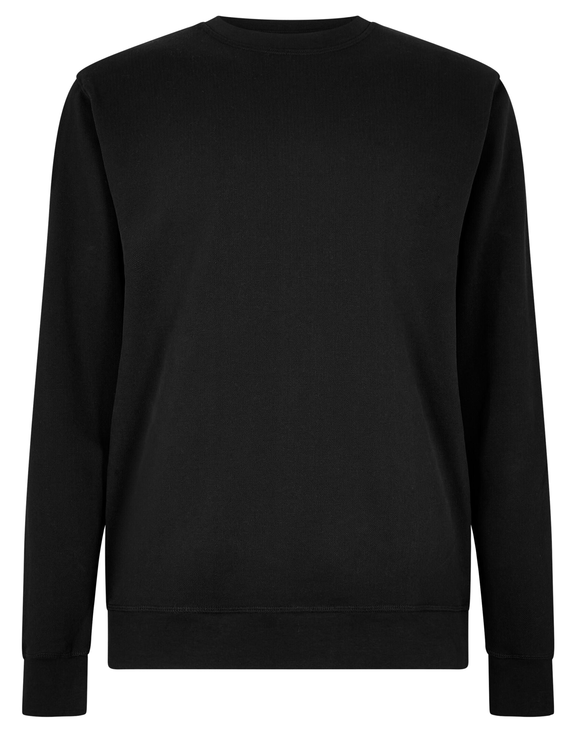 Kustom Kit Regular Fit Pique Sweatshirt KK337 - Black - Customisable Sweatshirts