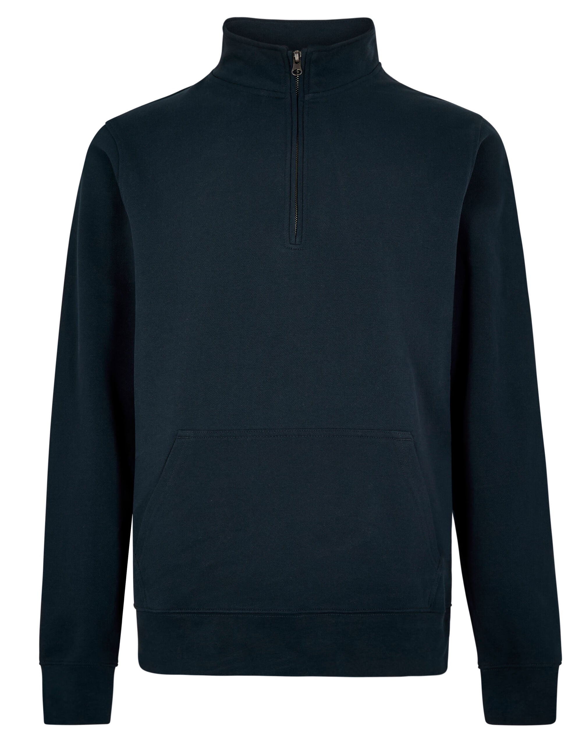 Kustom Kit 1/4 Zip Pique Sweatshirt KK339 - Navy - Customisable Sweatshirts