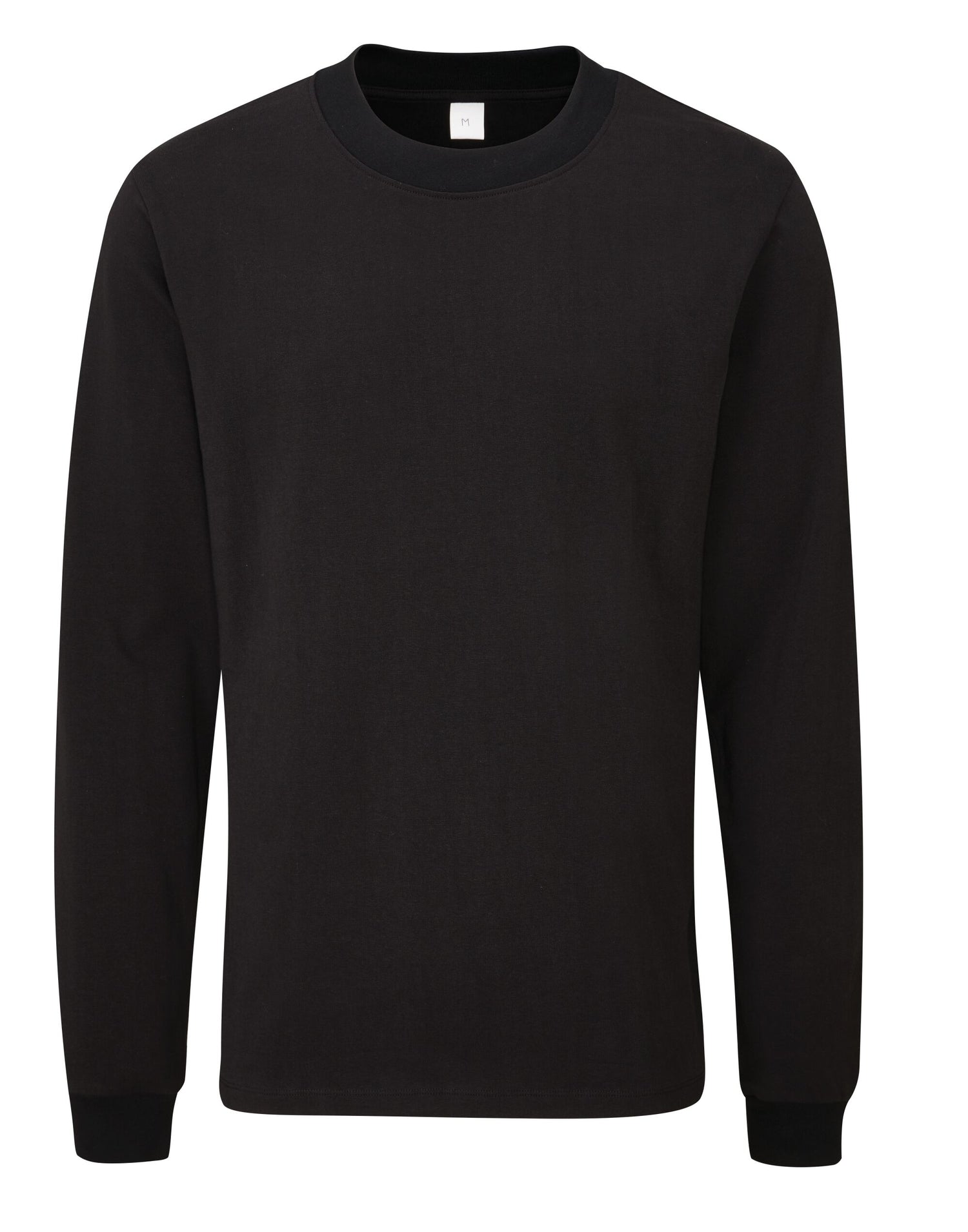 Mantis Unisex EShort Sleeveential Organic LS T M06 - Black - Customisable T-Shirts