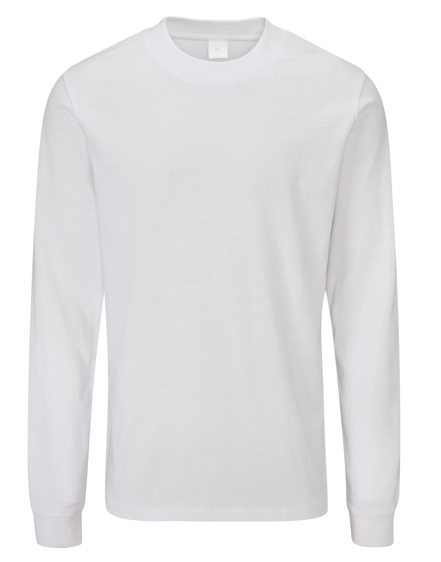 Mantis Unisex EShort Sleeveential Organic LS T M06 - White - Customisable T-Shirts