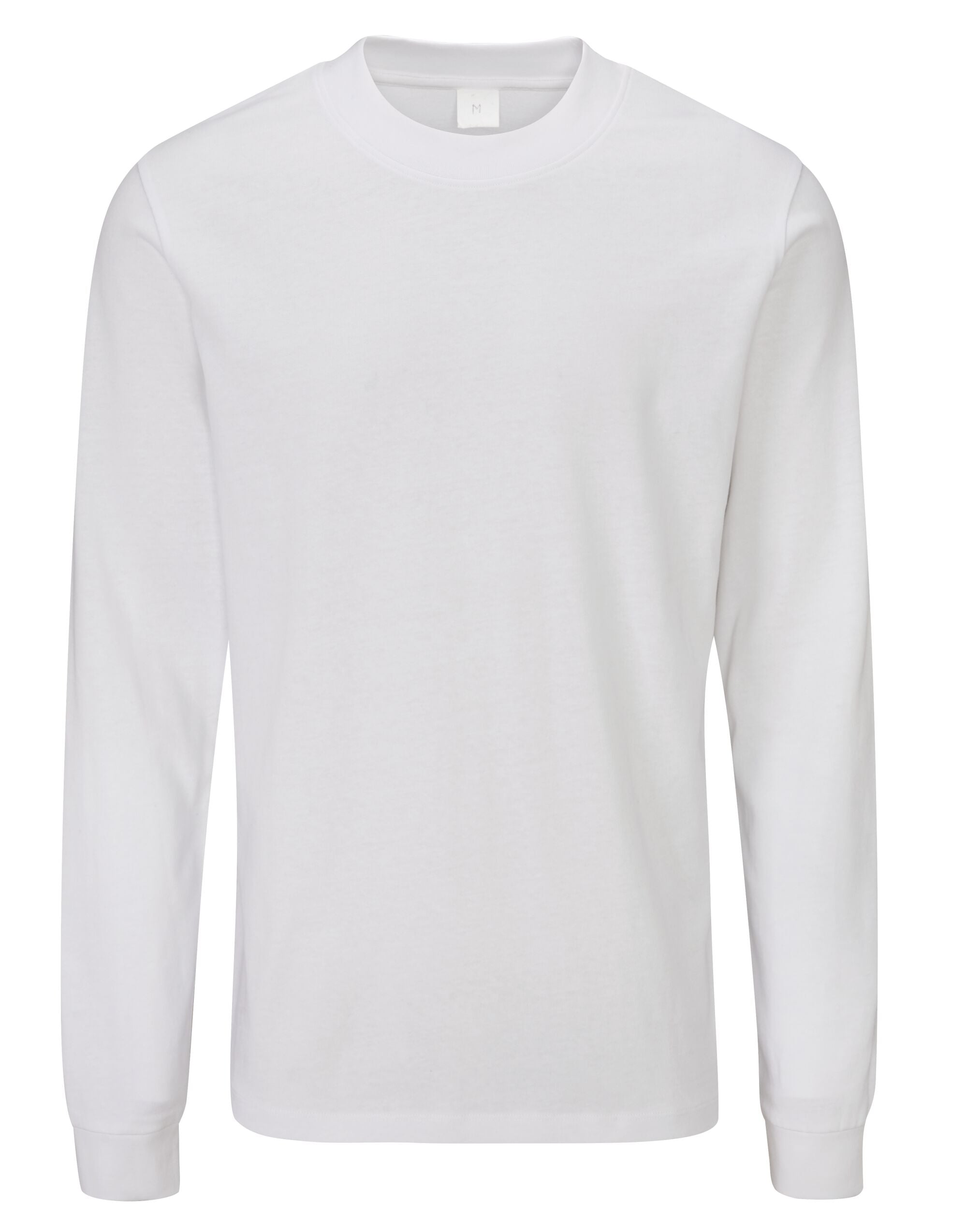 Mantis Unisex EShort Sleeveential Organic LS T M06 - White - Customisable T-Shirts