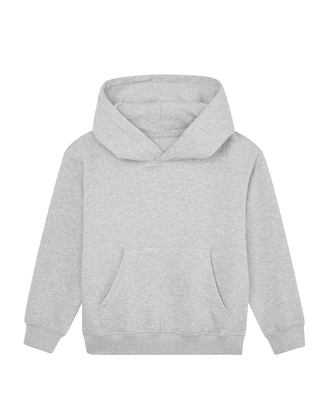 Mantis Kids Essential Organic Hoodie MK04 - Heather Grey Melange - Customisable Hoodies