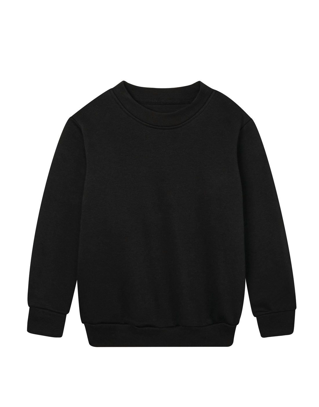 Mantis Kids Essential Organic Sweatshirt MK05 - Black - Customisable Sweatshirts