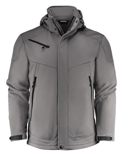 Printer Essentials Men Skeleton Softshel pe2261035 - Steel Grey - Customisable Outerwear
