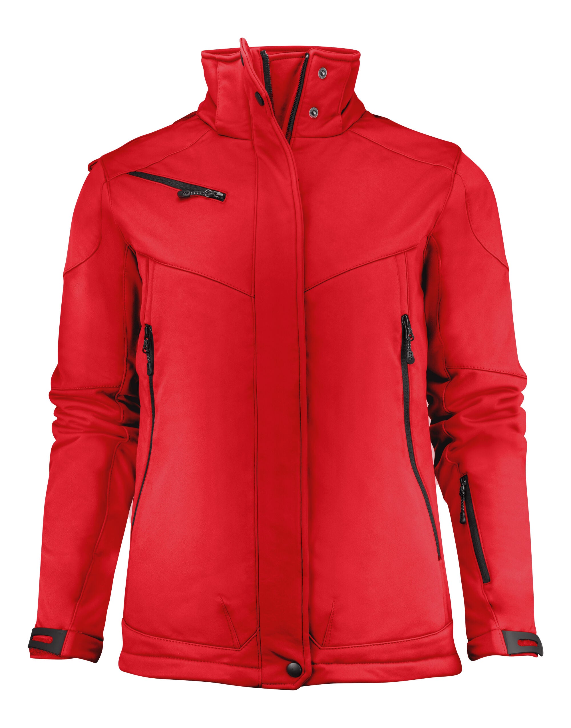 Printer Ladies Skeleton Softshell Jacket PE2261041 - Red - Customisable Softshell Jacket