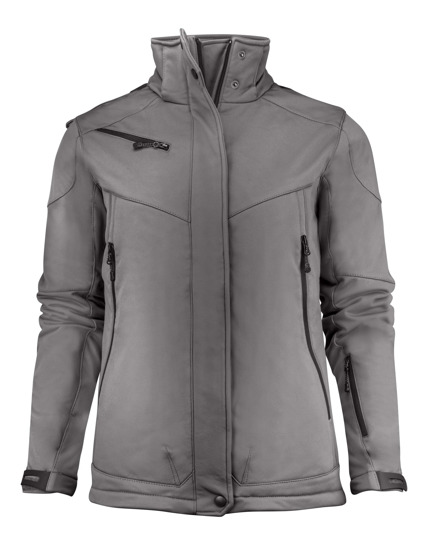 Printer Ladies Skeleton Softshell Jacket PE2261041 - Steel Grey - Customisable Softshell Jacket