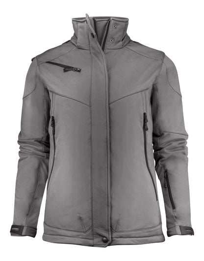 Printer Ladies Skeleton Softshell Jacket PE2261041 - Steel Grey - Customisable Softshell Jacket