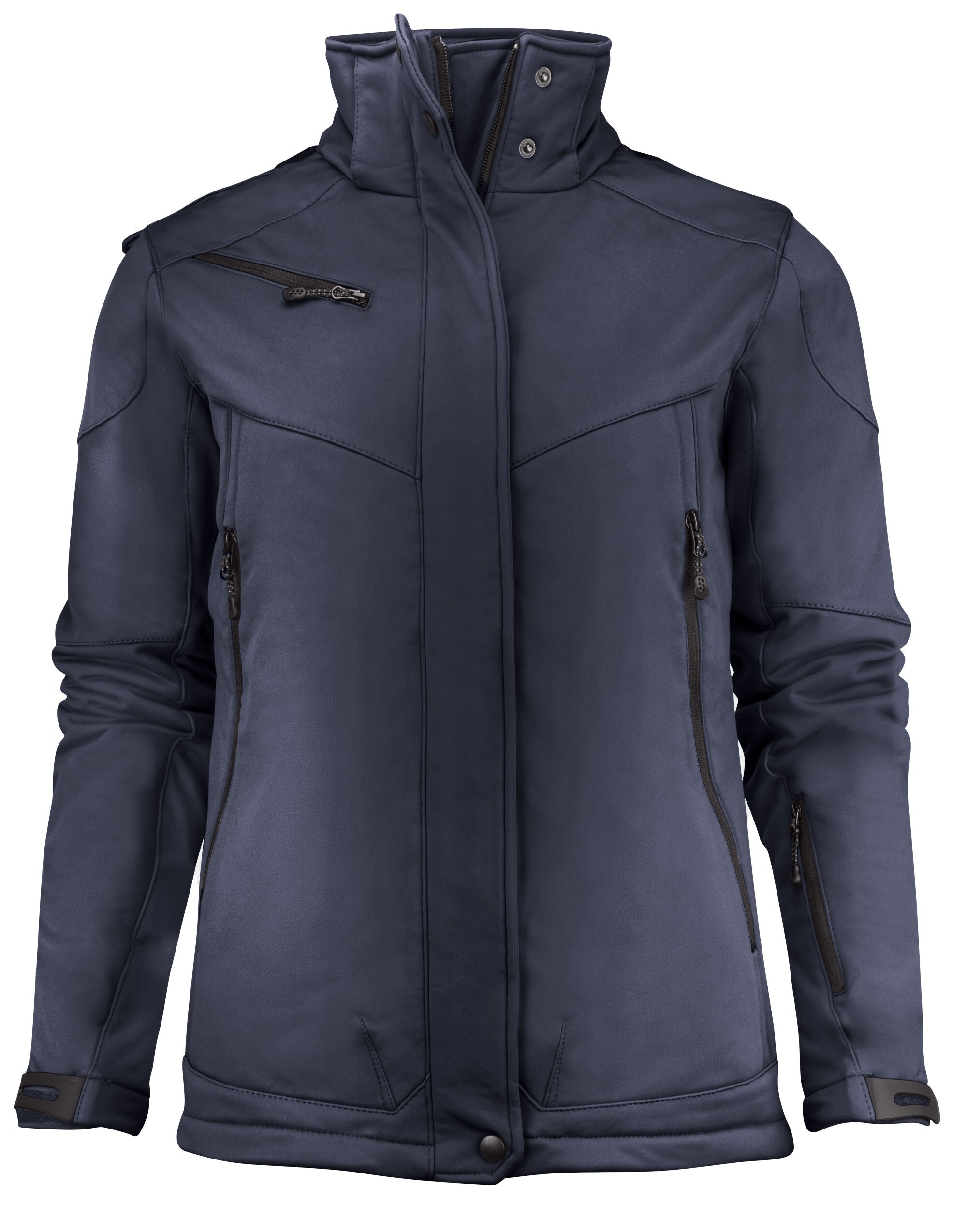 Printer Ladies Skeleton Softshell Jacket PE2261041 - Navy - Customisable Softshell Jacket