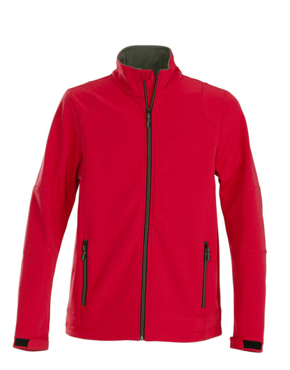 Printer Essentials Printer Mens Trial Softshell Jacket PE2261044 - Red - Customisable Jacket