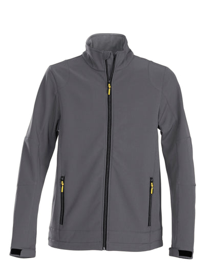 Printer Essentials Printer Mens Trial Softshell Jacket PE2261044 - Steel Grey - Customisable Jacket