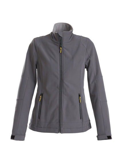 Printer Ladies Trial Softshell Jacket PE2261045 - Steel Grey - Customisable Softshell Jacket