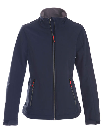 Printer Ladies Trial Softshell Jacket PE2261045 - Navy - Customisable Softshell Jacket
