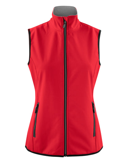 Printer Ladies Trial Vest pe2261060 - Red - Customisable Outerwear