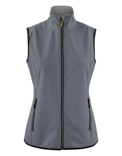 Printer Ladies Trial Vest pe2261060 - Steel Grey - Customisable Outerwear