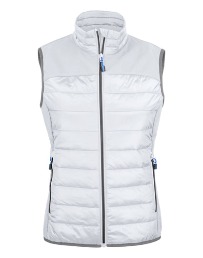 Printer Ladies Expedition Vest pe2261064 - White - Customisable Outerwear