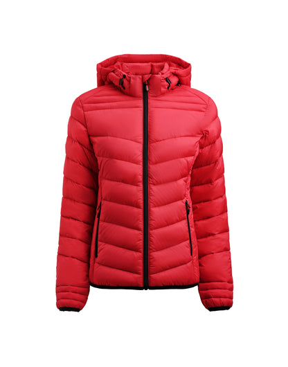 Printer Essentials Ladies Base Jacket PE2261078 - Red - Customisable Jackets