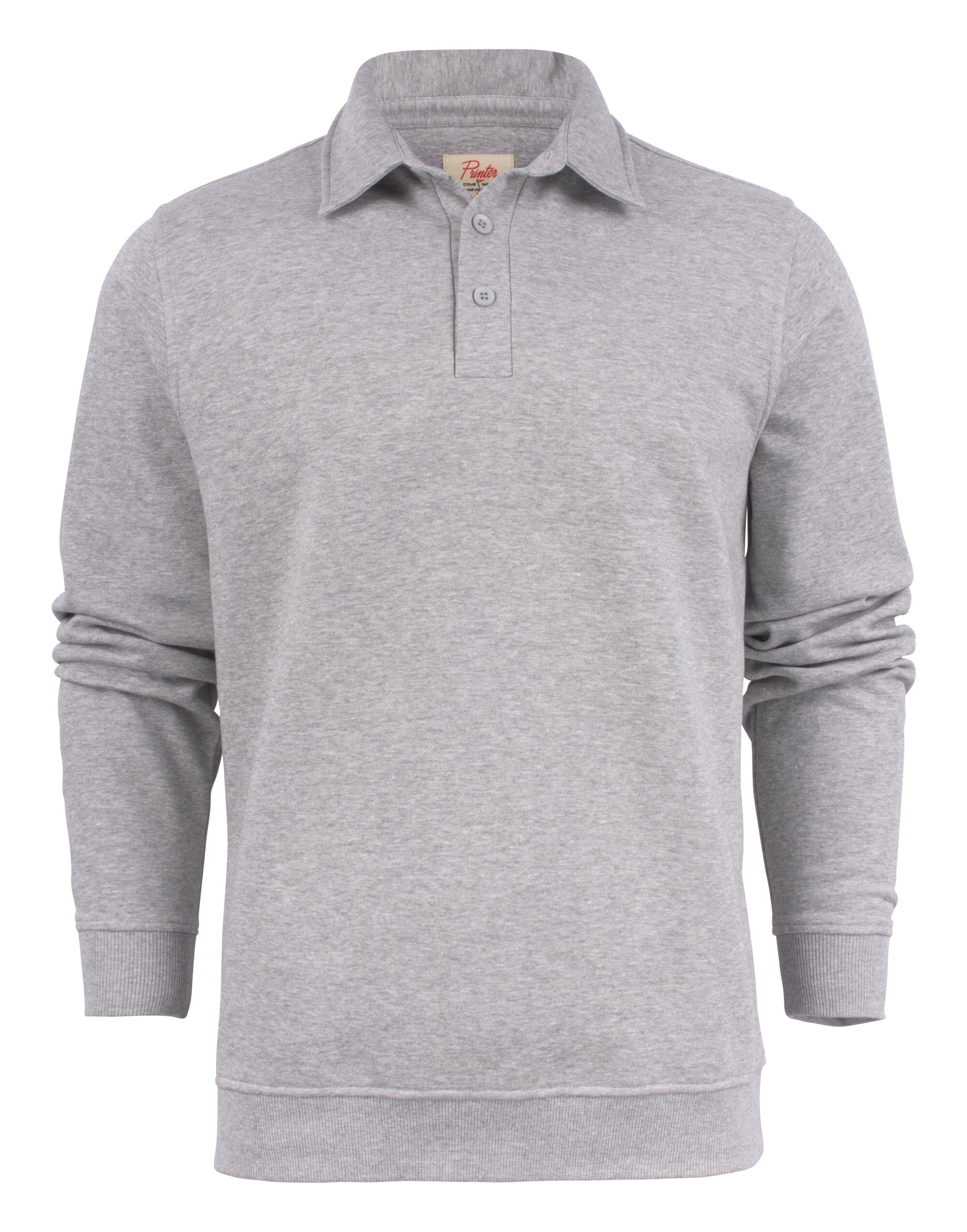 Printer Mens Homerun Sweatshirt PE2262040 - Grey Melange - Customisable Sweatshirts