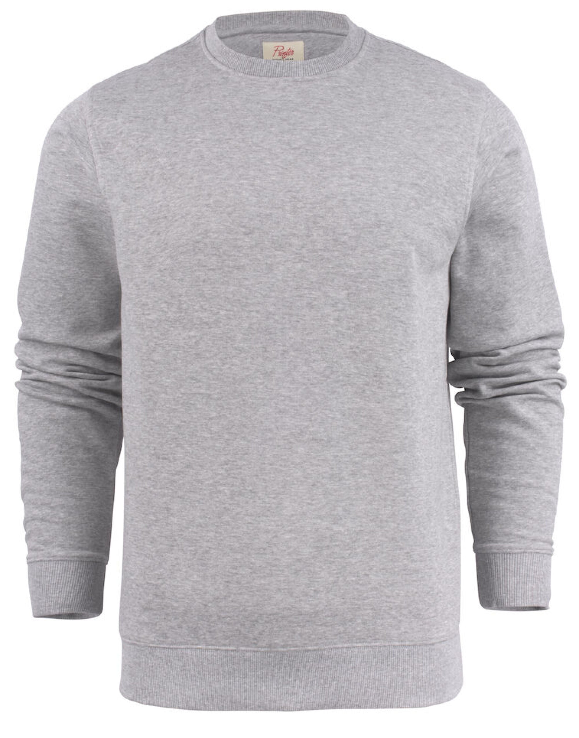 Printer Mens Softball RSX Sweater PE2262048 - Grey Melange - Customisable Sweatshirts