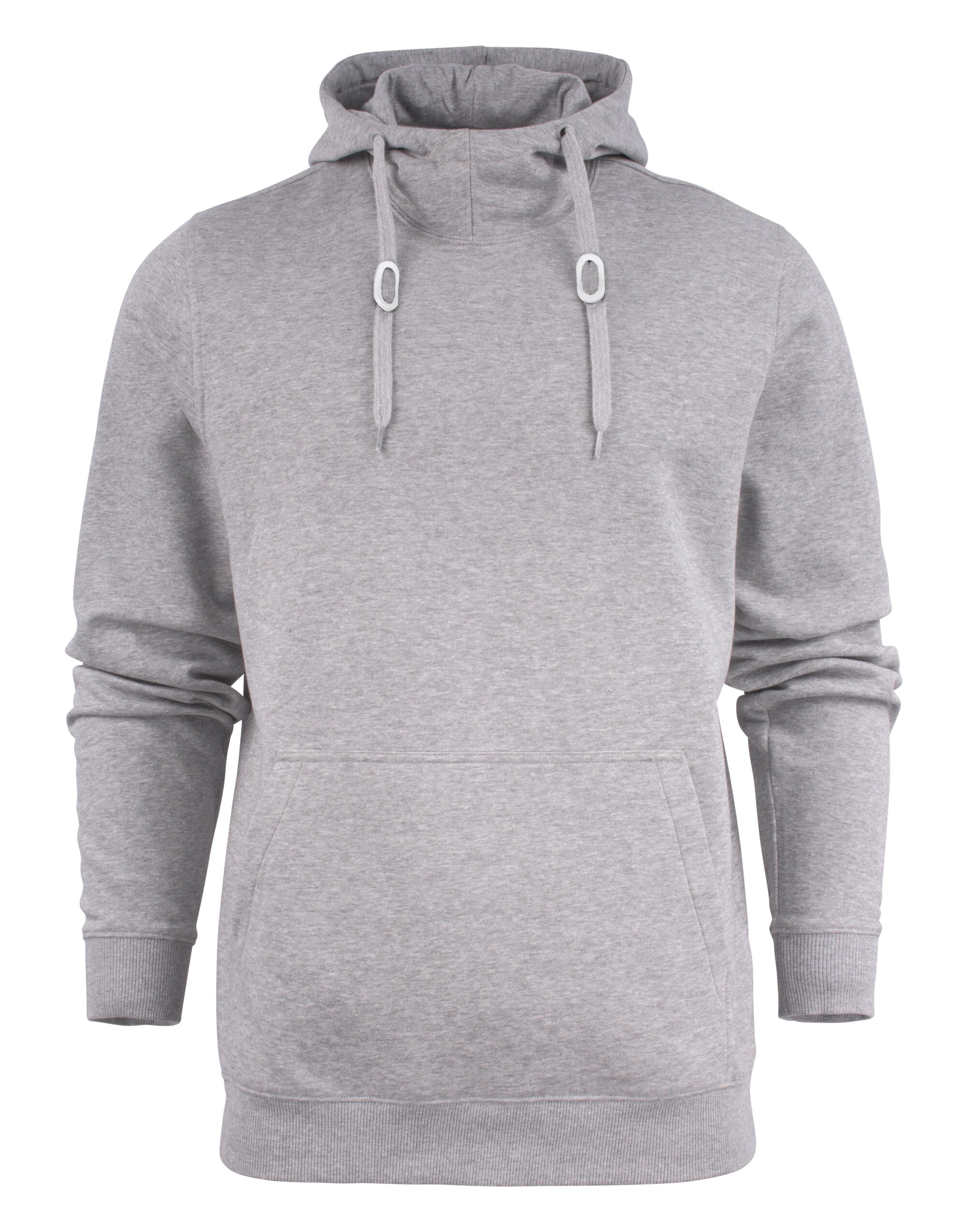 Printer Mens Fastpitch Hooded Sweater PE2262049 - Grey Melange - Customisable Sweatshirts