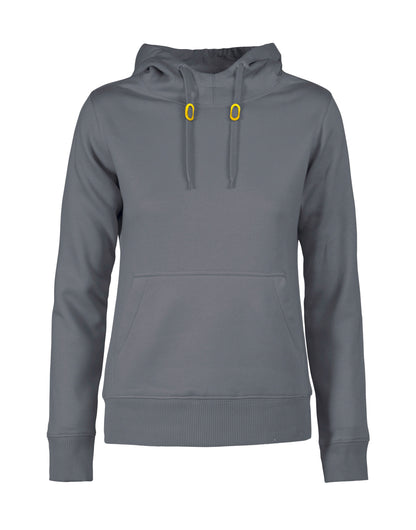 Printer Ladies Fastpitch Hooded Sweater PE2262050 - Steel Grey - Customisable Sweatshirts