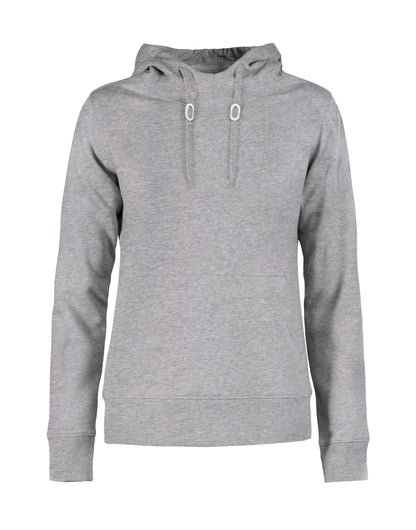 Printer Ladies Fastpitch Hooded Sweater PE2262050 - Grey Melange - Customisable Sweatshirts