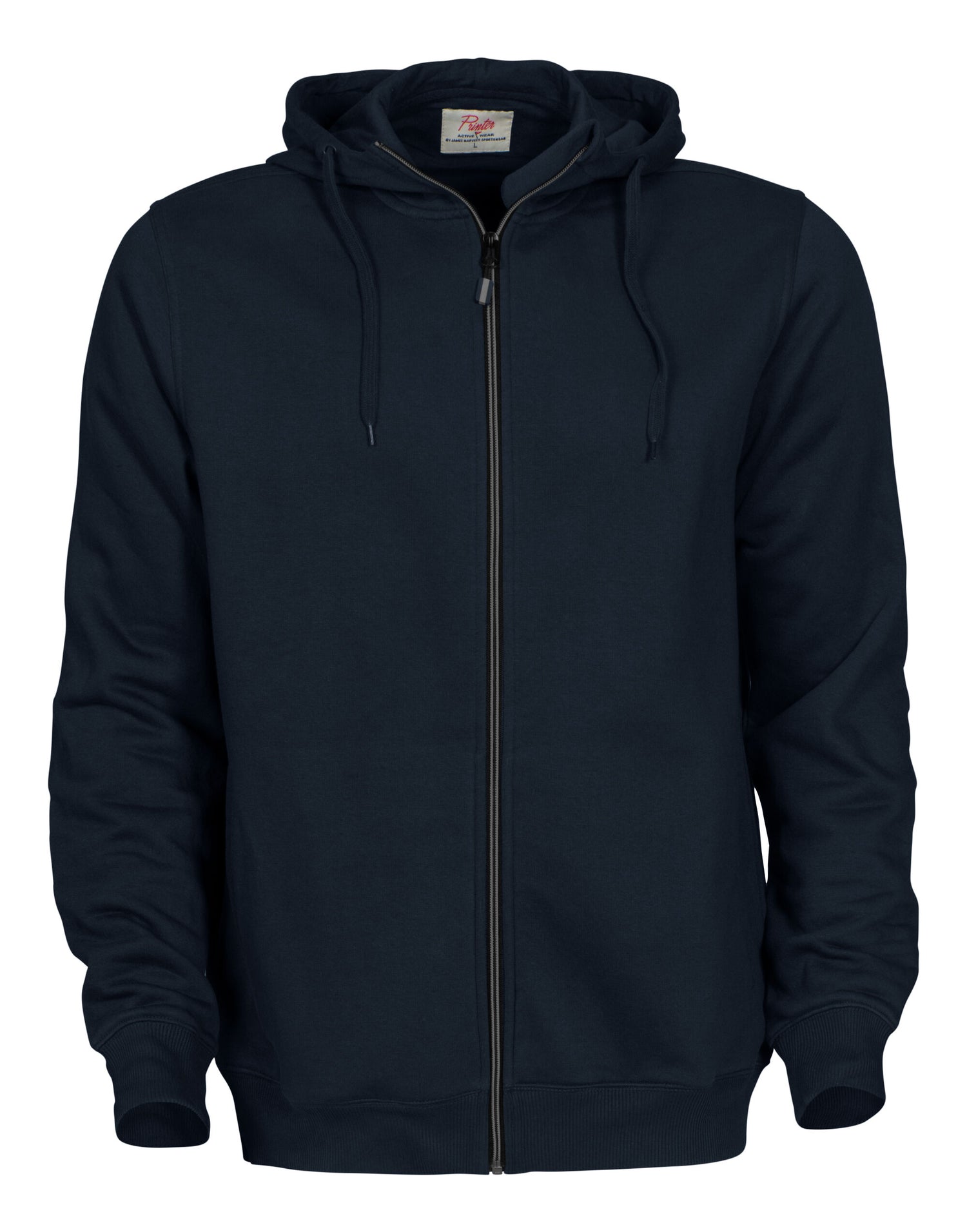 Printer Mens Overhead Full Zip Hoodie PE2262051 - Dark Navy - Customisable Hoodies