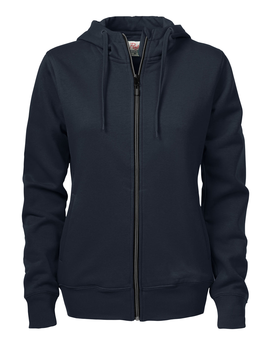 Printer Ladies Overhead Full Zip Hoody PE2262052 - Dark Navy - Customisable Sweatshirts