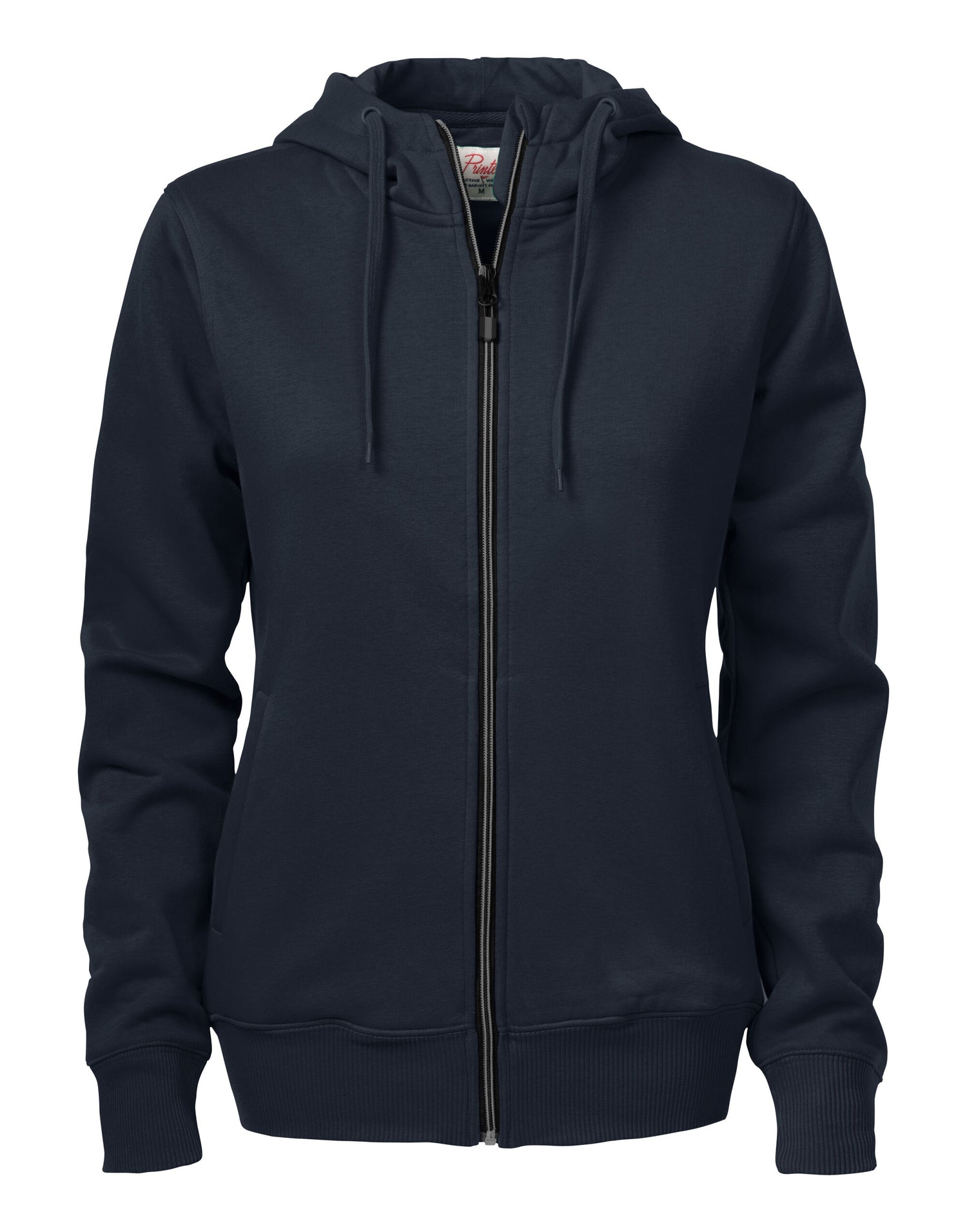 Printer Ladies Overhead Full Zip Hoody PE2262052 - Dark Navy - Customisable Sweatshirts