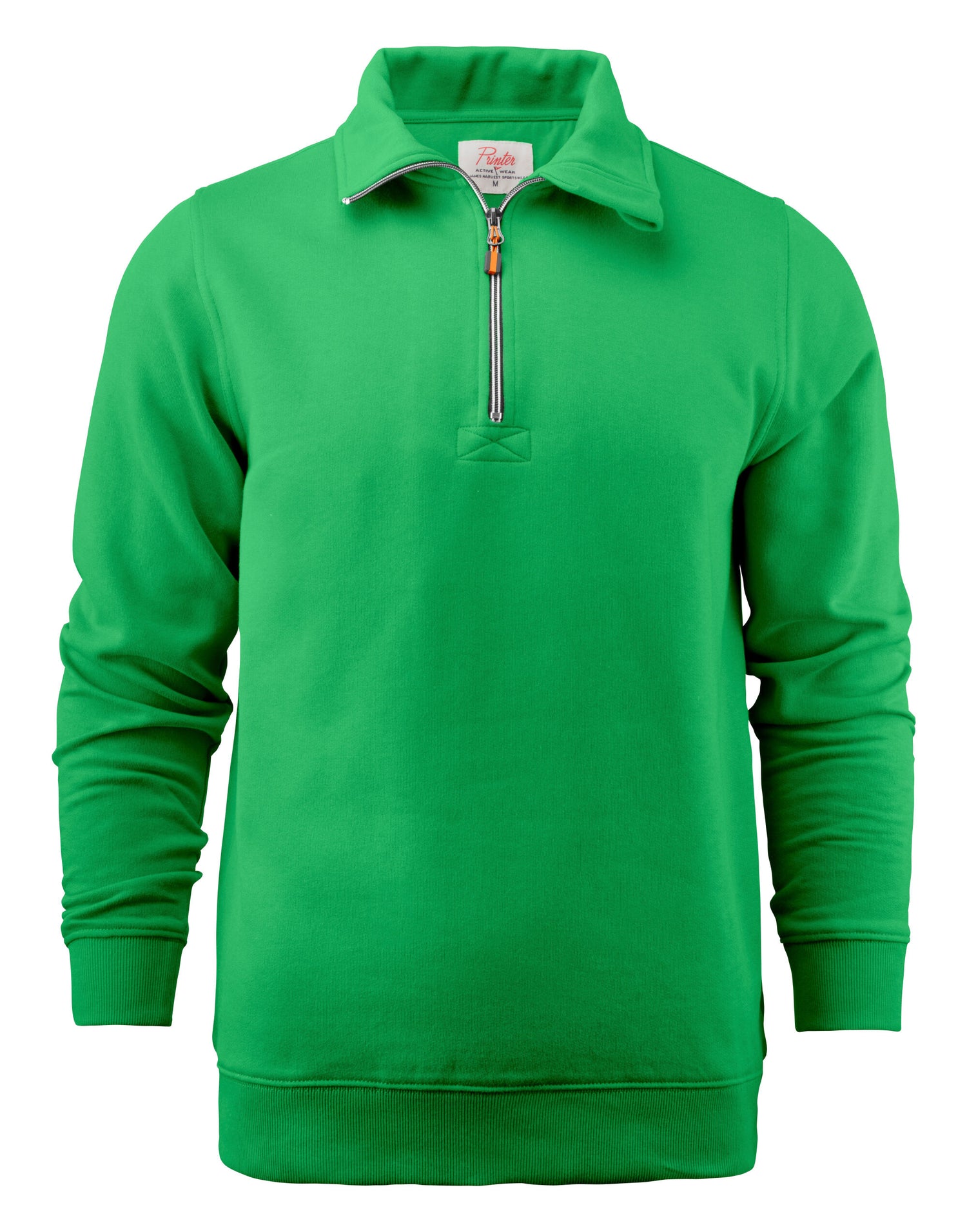 Printer Mens Rounders RXS 12 Zip PE2262053 - Fresh Green - Customisable Sweatshirts