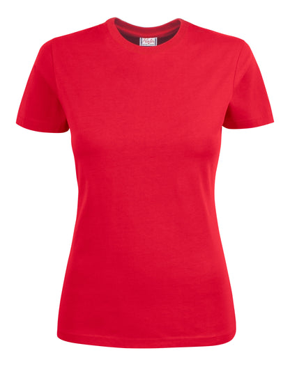 Printer Ladies Heavy T Shirt PE2264014 - Red - Customisable T-Shirts