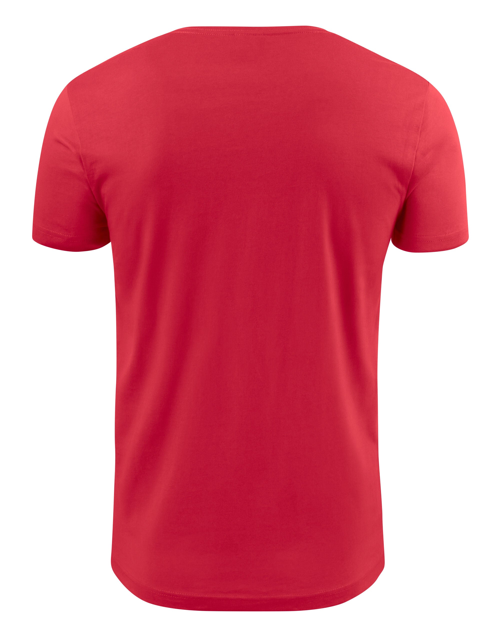 Printer Mens Heavy V T Shirt PE2264024 - Red - Customisable T-Shirts