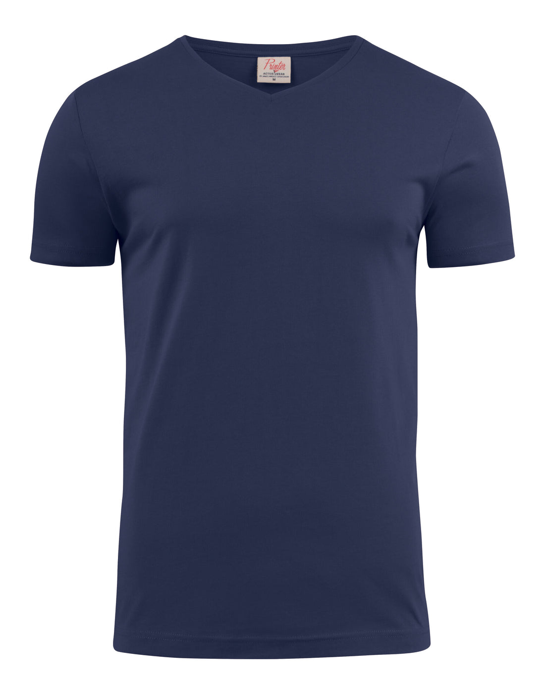 Printer Mens Heavy V T Shirt PE2264024 - Dark Navy - Customisable T-Shirts