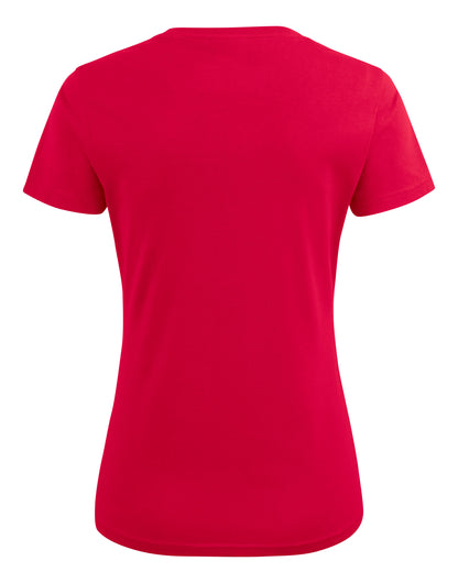 Printer Ladies Heavy V T Shirt PE2264025 - Red - Customisable T-Shirts
