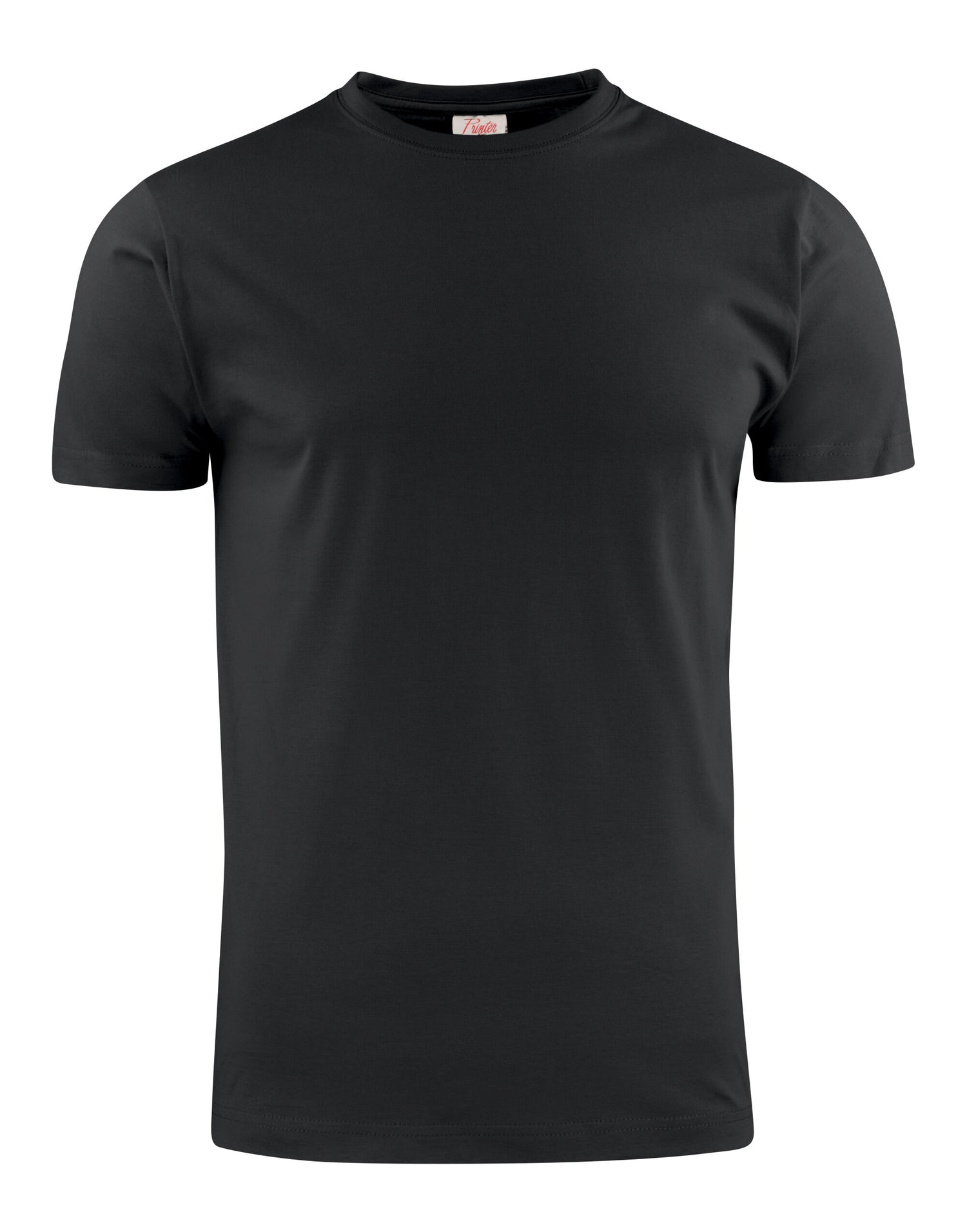 Printer Mens Light T Shirt RSX PE2264027 - Black - Customisable T-Shirts