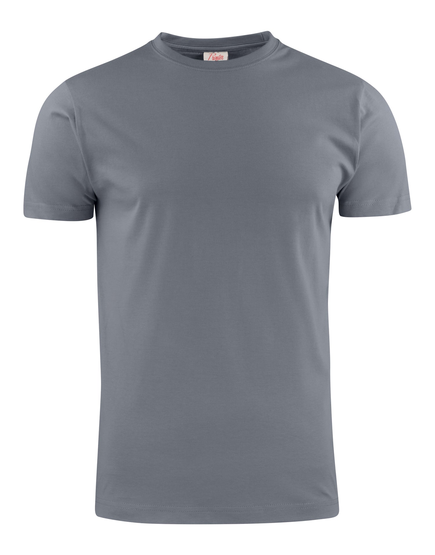 Printer Mens Light T Shirt RSX PE2264027 - Steel Grey - Customisable T-Shirts