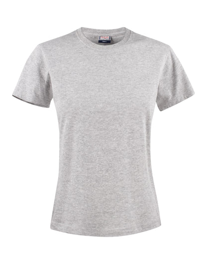 Printer Ladies Light T Shirt PE2264028 - Grey Melange - Customisable T-Shirts