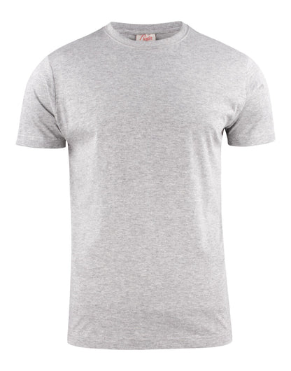 Printer EShort Sleeveentials Heavier Pro T Shirt PE2264032 - Grey Melange - Customisable T-Shirts