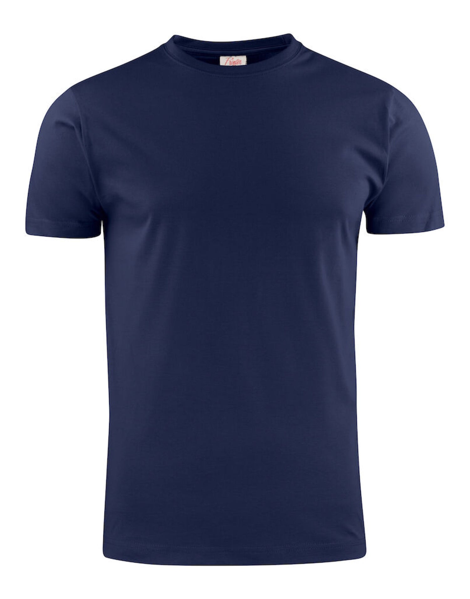 Printer EShort Sleeveentials Heavier Pro T Shirt PE2264032 - Navy - Customisable T-Shirts