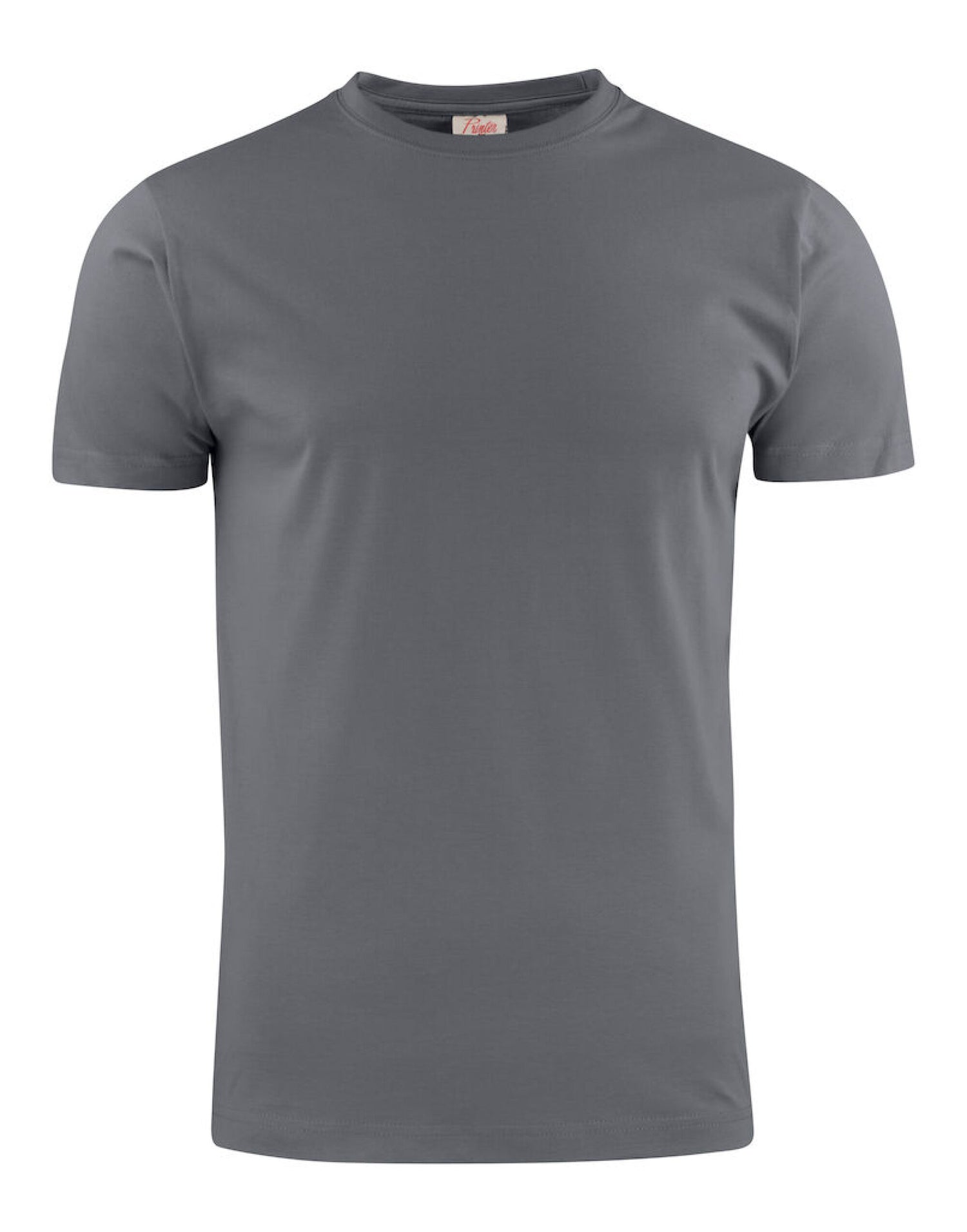 Printer EShort Sleeveentials Heavier Pro T Shirt PE2264032 - Steel Grey - Customisable T-Shirts