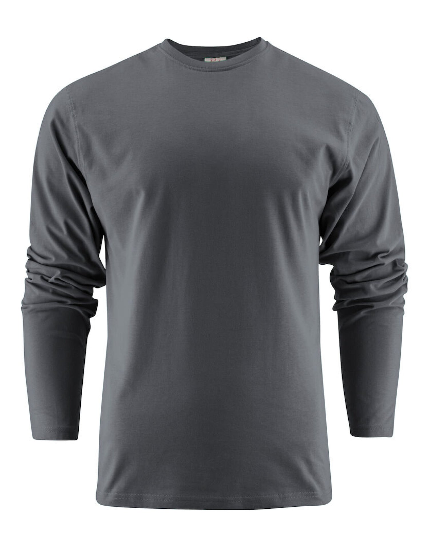Printer EShort Sleeveentials Unisex Heavier Pro LS PE2264034 - Steel Grey - Customisable T-Shirts
