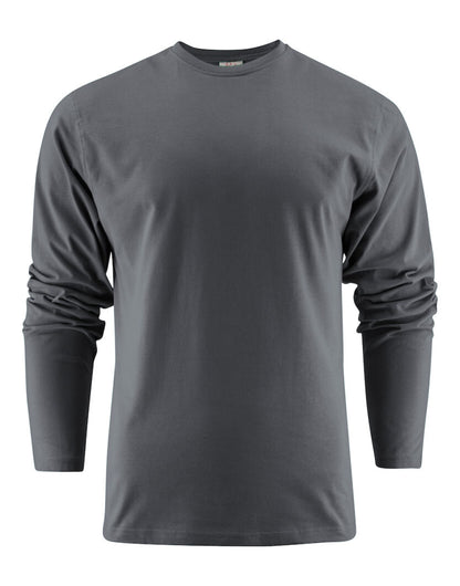 Printer EShort Sleeveentials Unisex Heavier Pro LS PE2264034 - Steel Grey - Customisable T-Shirts