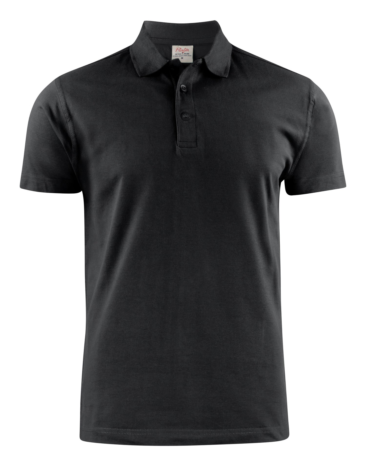 Printer Essentials Printer Mens Surf RSX Pique Polo PE2265016 - Black - Customisable Polos