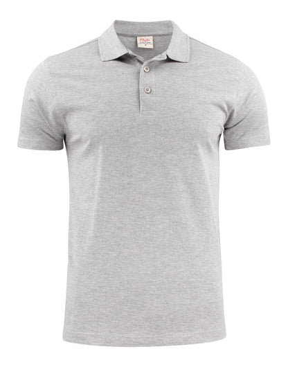 Printer Essentials Printer Mens Surf RSX Pique Polo PE2265016 - Grey Melange - Customisable Polos