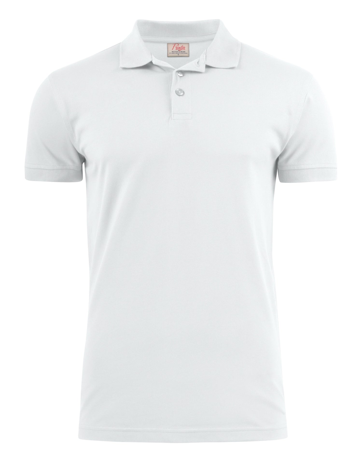 Printer Mens Surf Stretch Polo PE2265020 - White - Customisable Polos