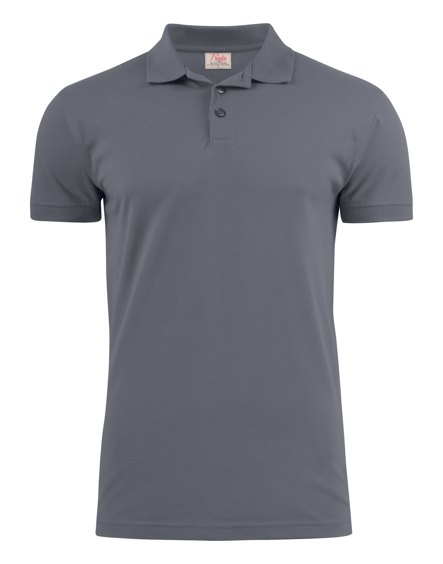 Printer Mens Surf Stretch Polo PE2265020 - Steel Grey - Customisable Polos