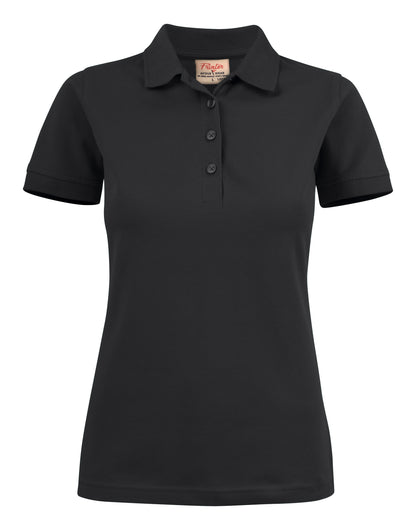 Printer Ladies Surf Stretch Polo PE2265021 - Black - Customisable Polos