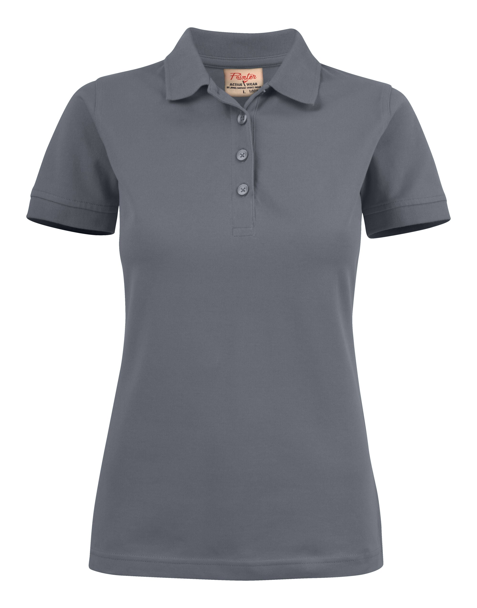 Printer Ladies Surf Stretch Polo PE2265021 - Steel Grey - Customisable Polos