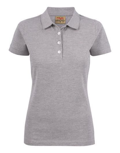 Printer Ladies Surf Stretch Polo PE2265021 - Grey Melange - Customisable Polos