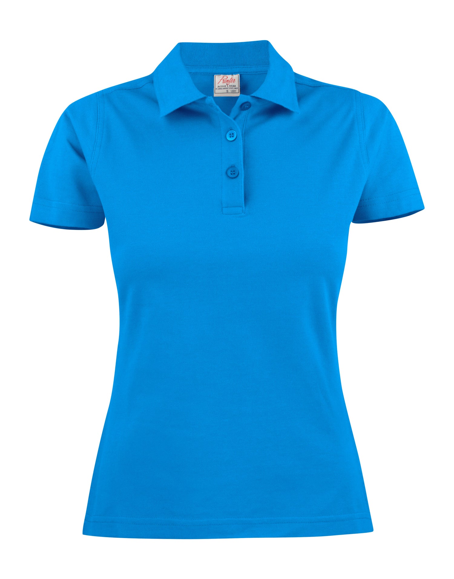 Printer Ladies Surf Light Polo PE2265023 - Ocean Blue - Customisable Polos