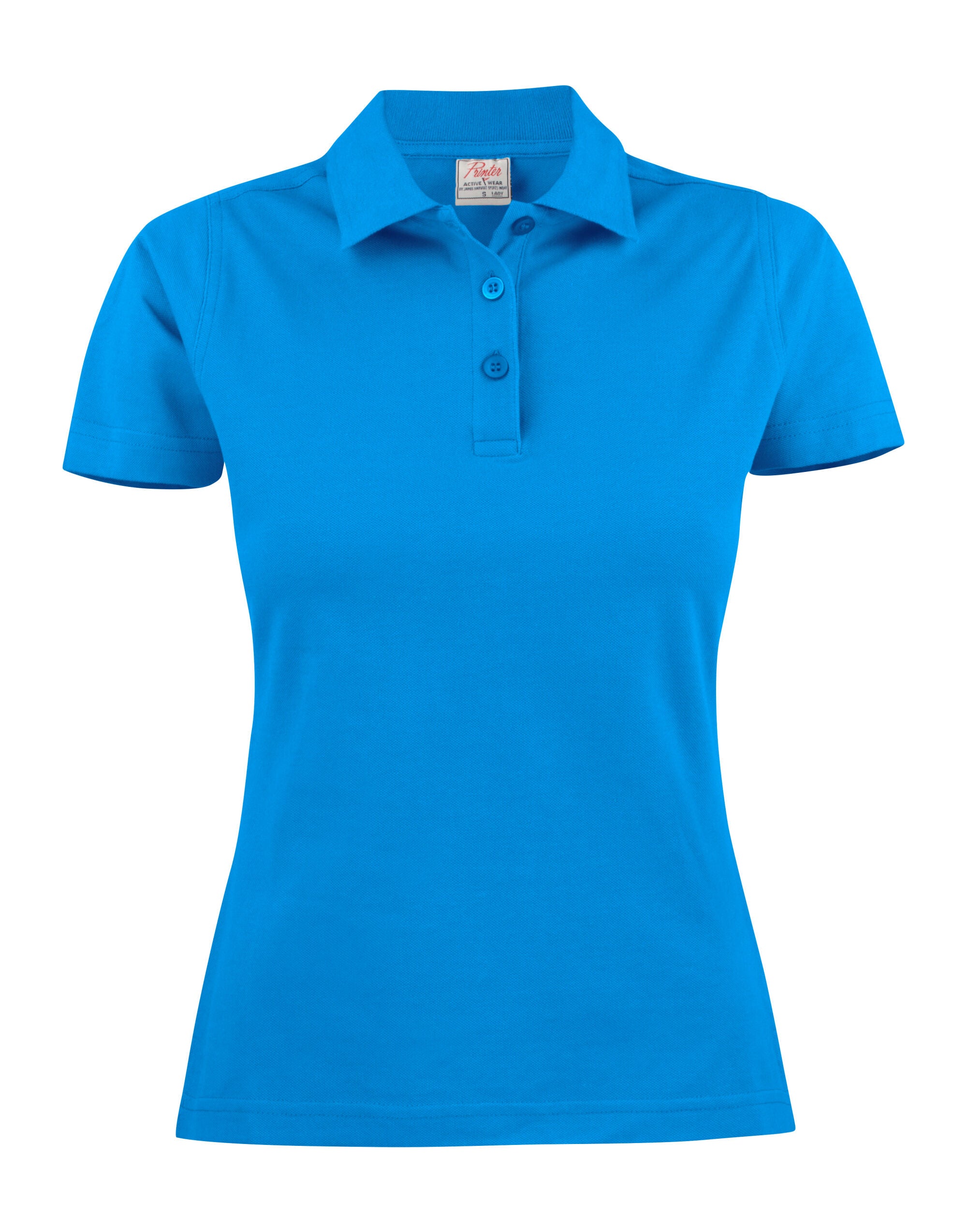 Printer Ladies Surf Light Polo PE2265023 - Ocean Blue - Customisable Polos